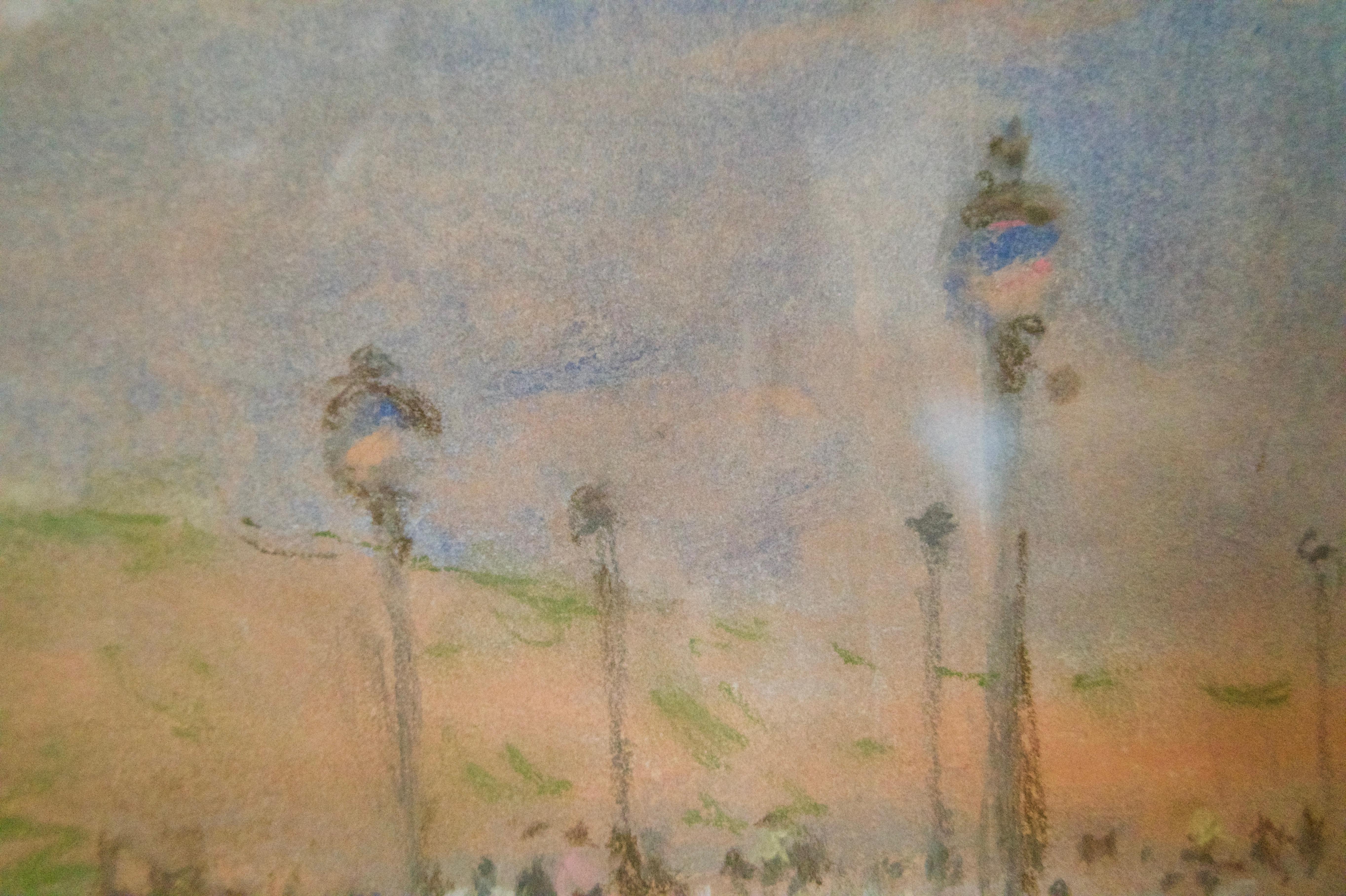 At the Seaside - Mid 20th Century Impressionist Pastel by William Mason  For Sale 4