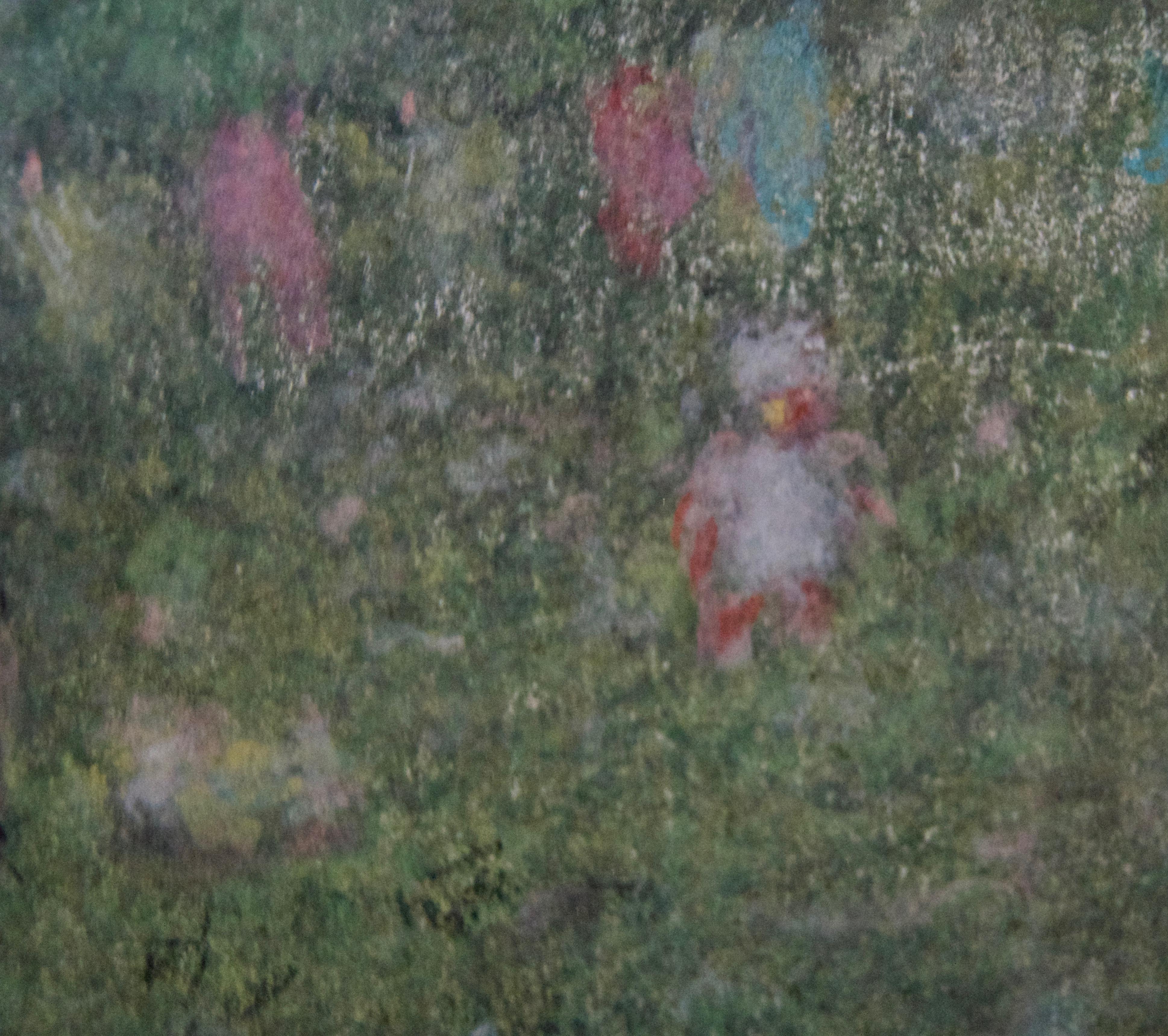 Hanging out the Washing - Mid 20th Century Impressionist Pastel Piece - Mason  For Sale 1