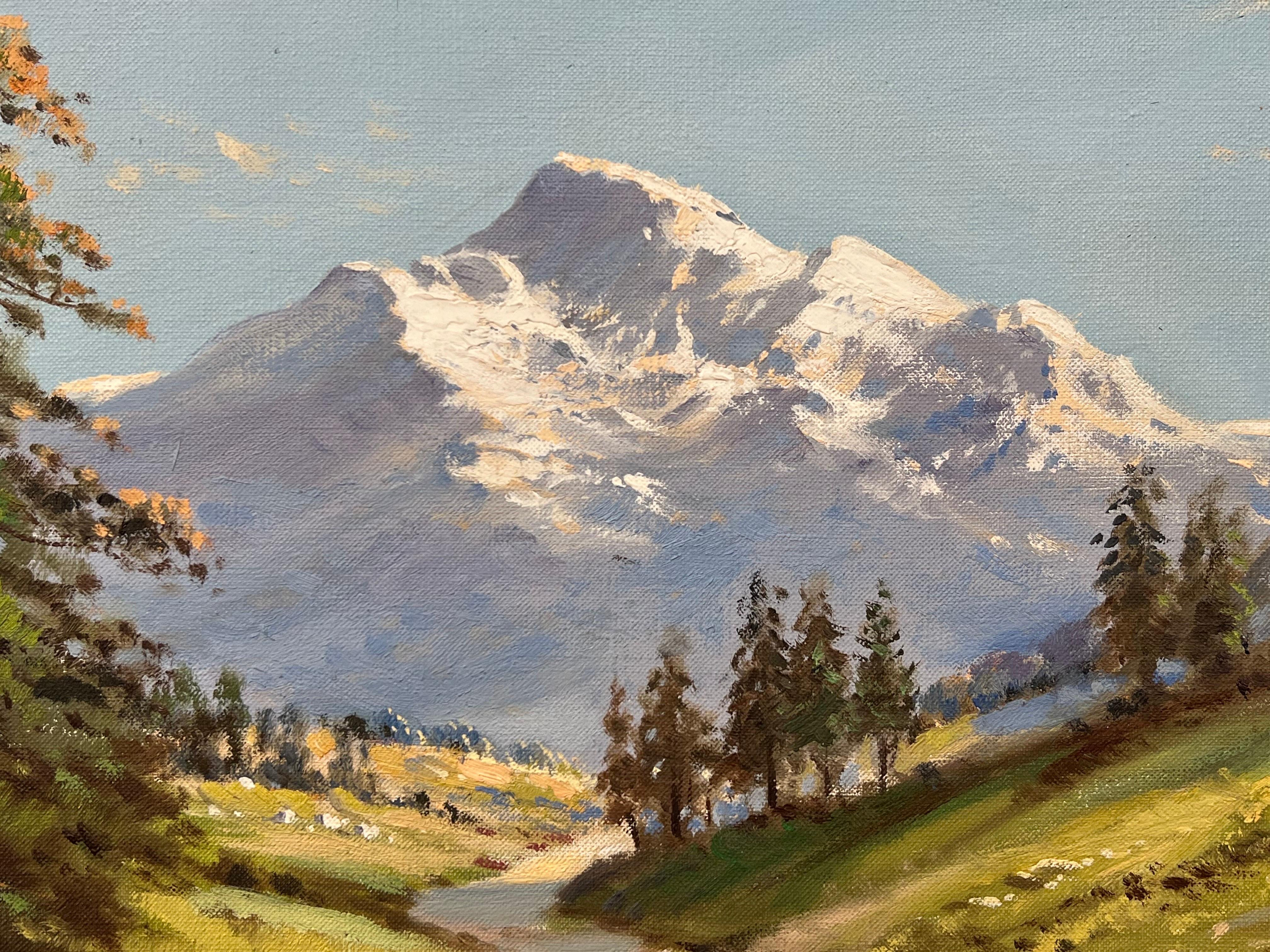 Ben Nevis from Glen Nevis Scottish Highlands Realist Landscape Oil Painting 10