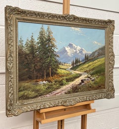 Ben Nevis aus Glen Nevis, schottische Highlands, Realistische Landschaft, Ölgemälde