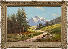 Ben Nevis from Glen Nevis Scottish Highlands Realist Landscape Oil Painting