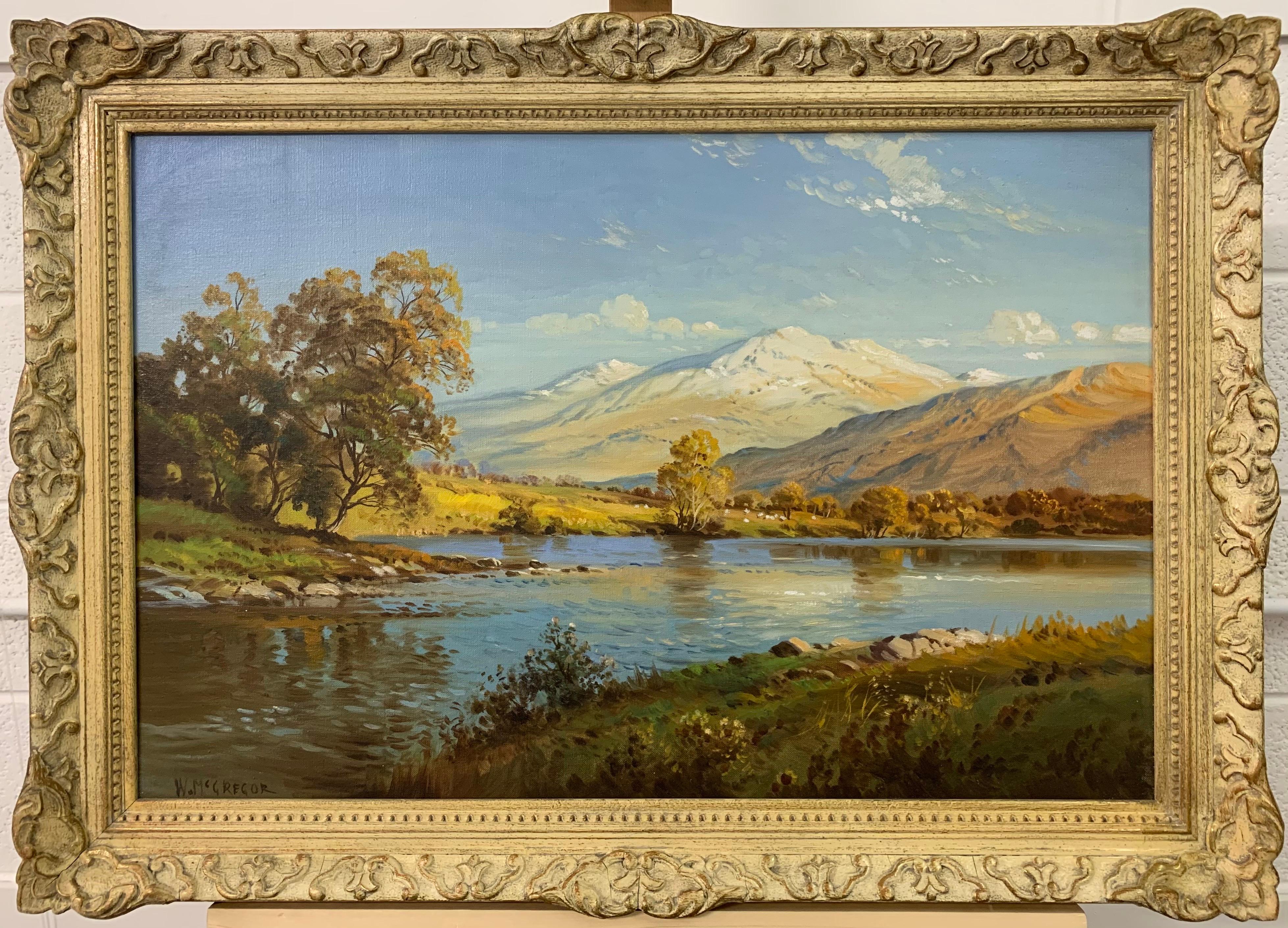 Evening Glow at Loch Torridon West Coast of Scotland Autumnal Landscape Painting 7