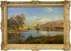 Evening Glow at Loch Torridon West Coast of Scotland Autumnal Landscape Painting
