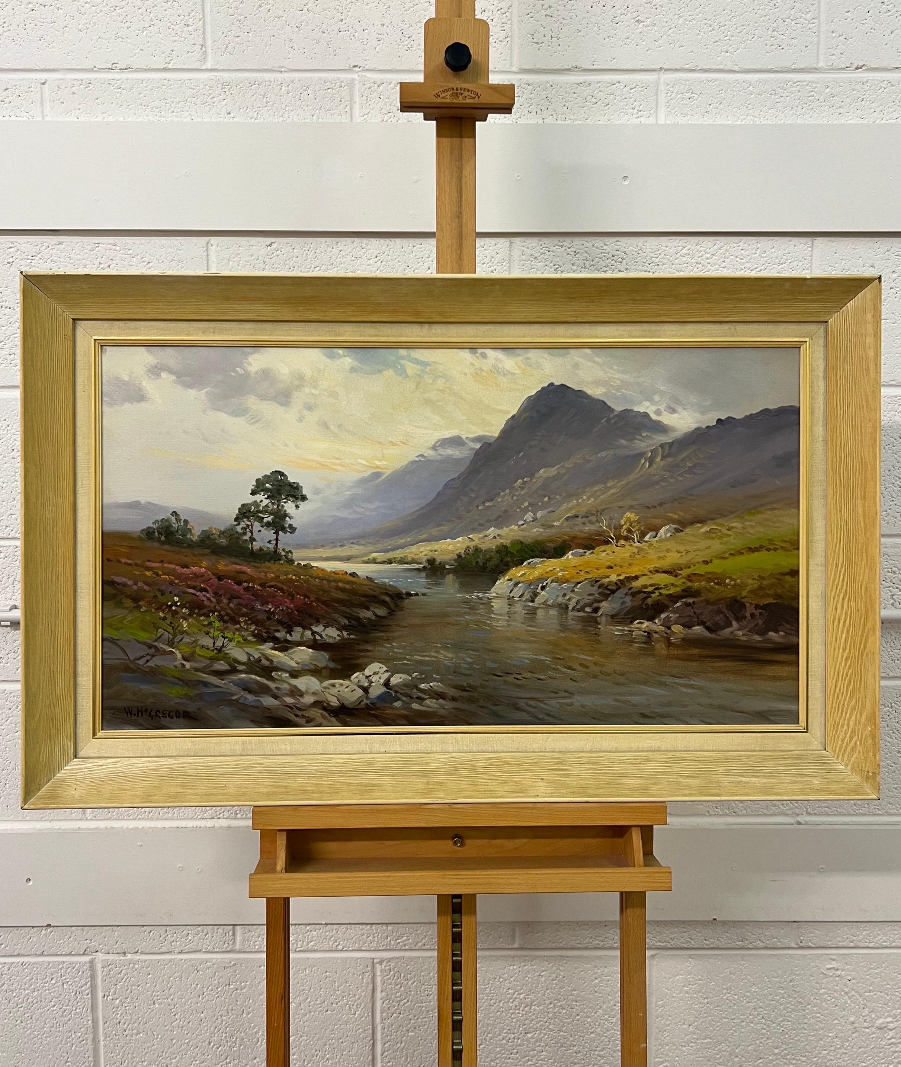Loch Eilt in the Scottish Highlands Realist Landscape Oil Painting For Sale 2