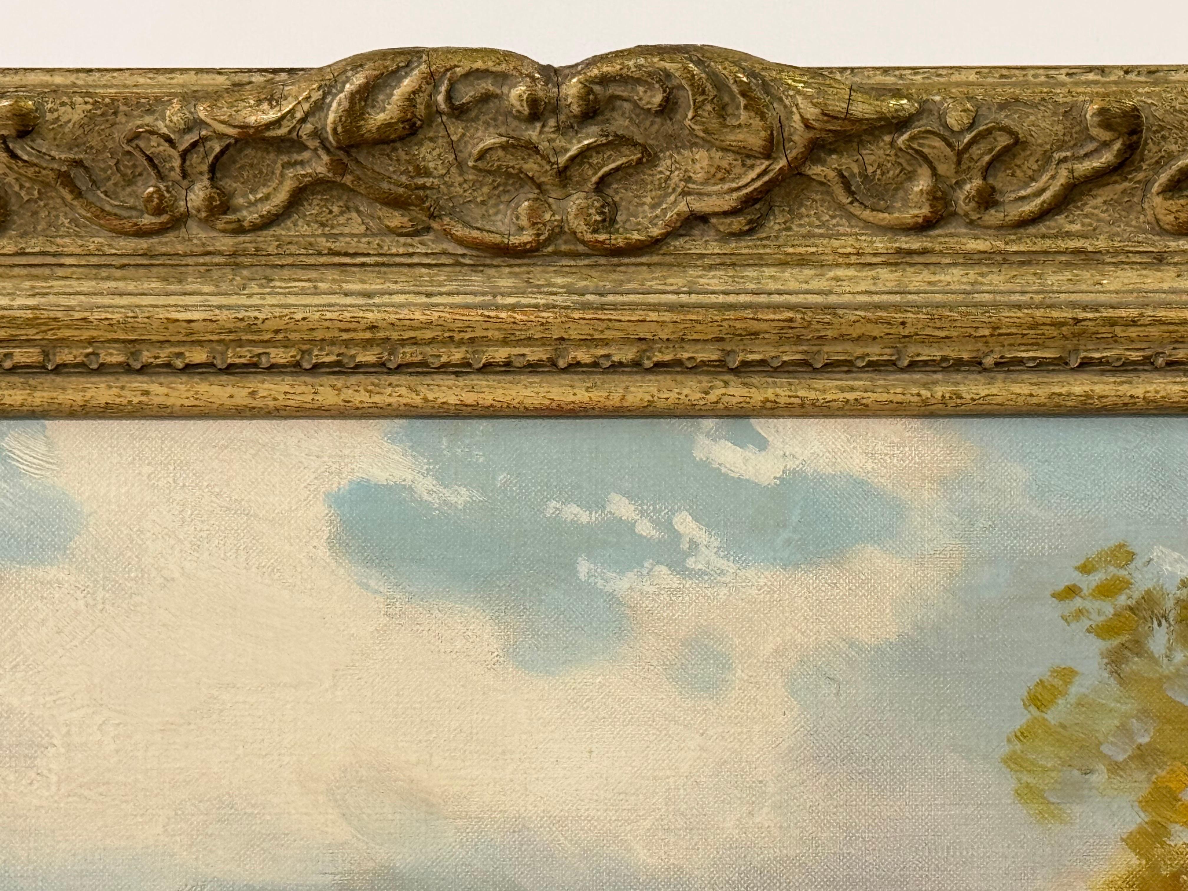 Peinture à l'huile réaliste du Loch Katrine dans les Highlands écossais en vente 5