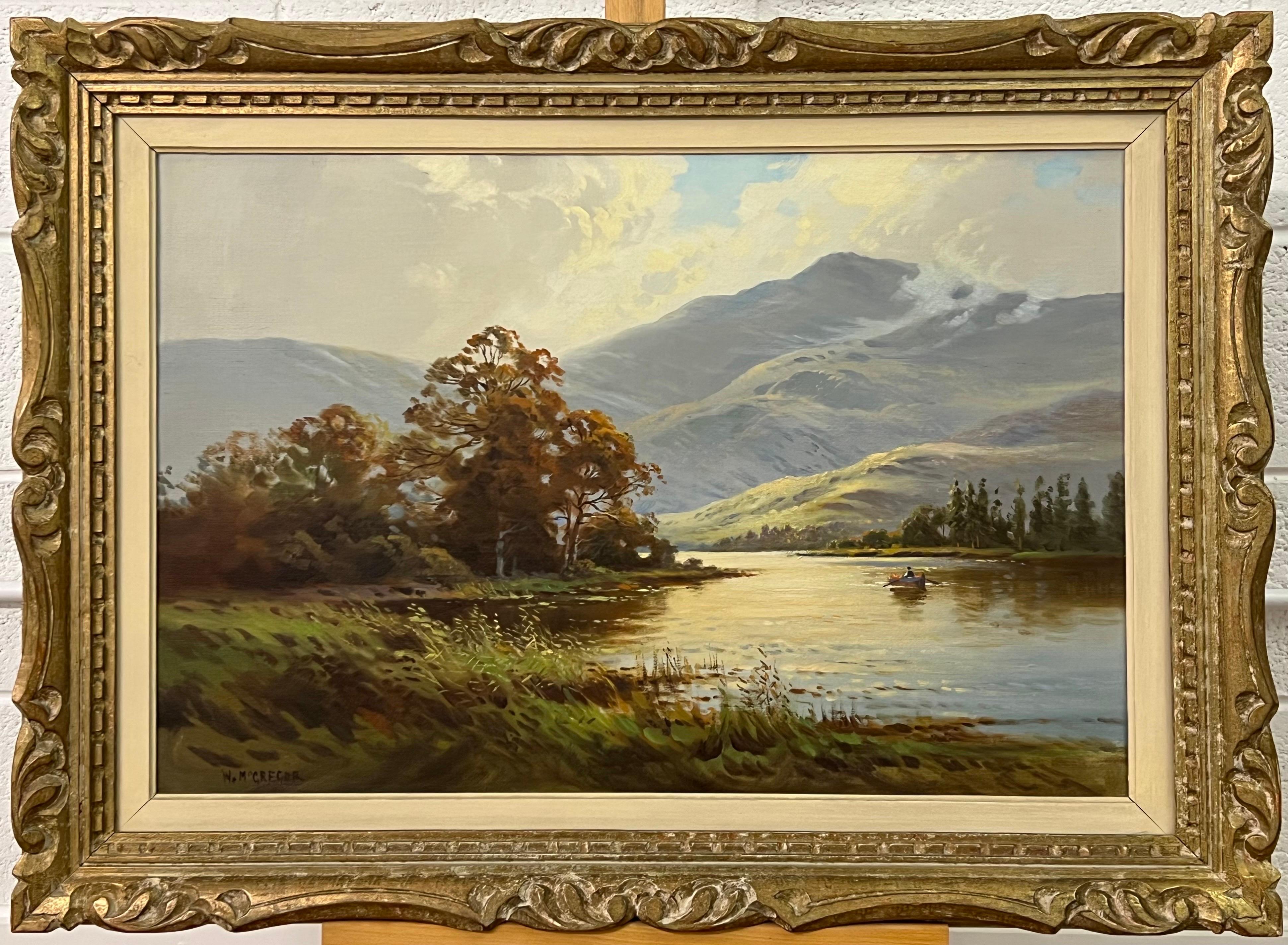 Loch Long in Argyll, dans les Highlands écossais, peinture à l'huile réaliste de paysage 10