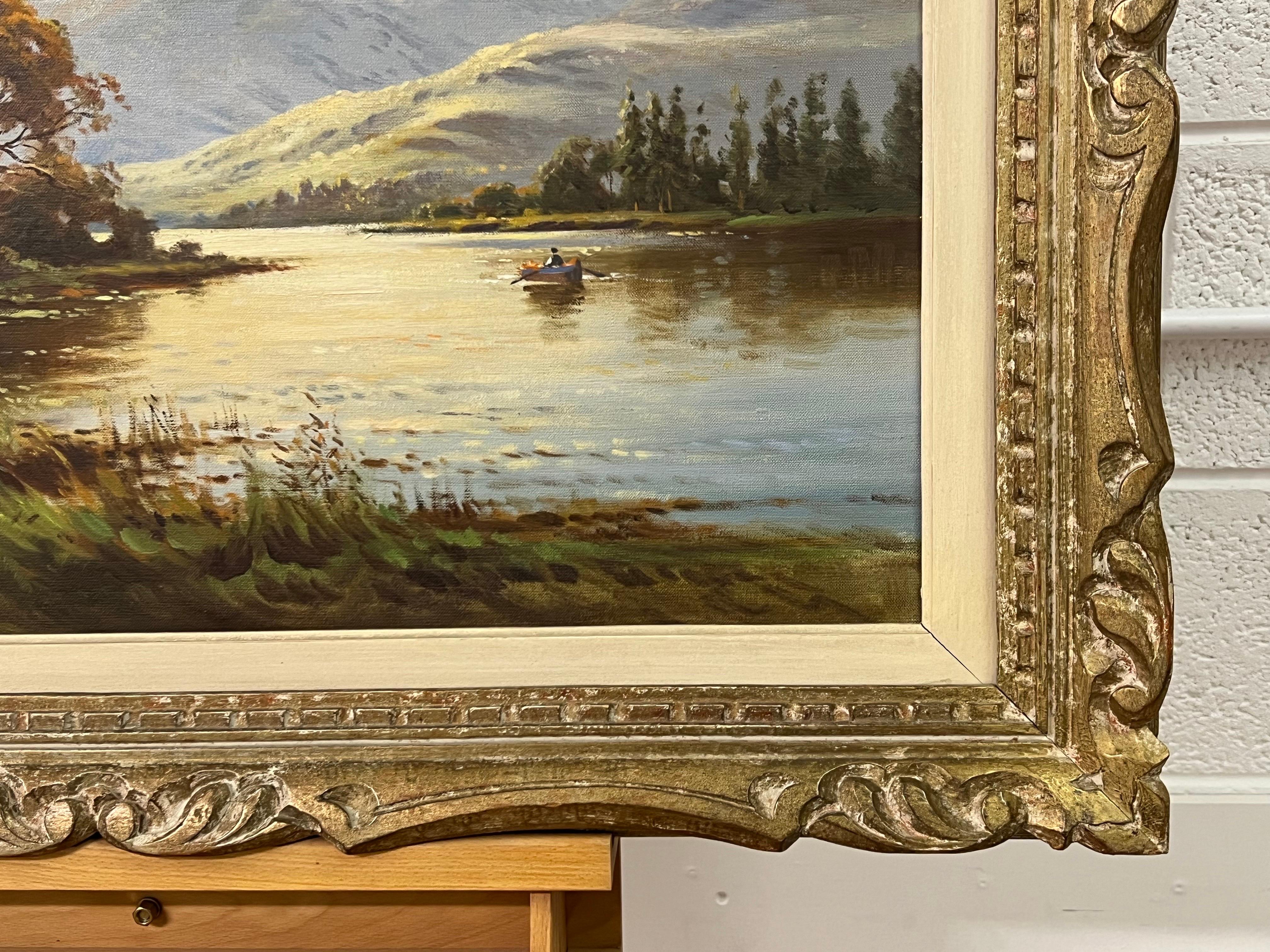 Loch Long in Argyll, dans les Highlands écossais, peinture à l'huile réaliste de paysage 2