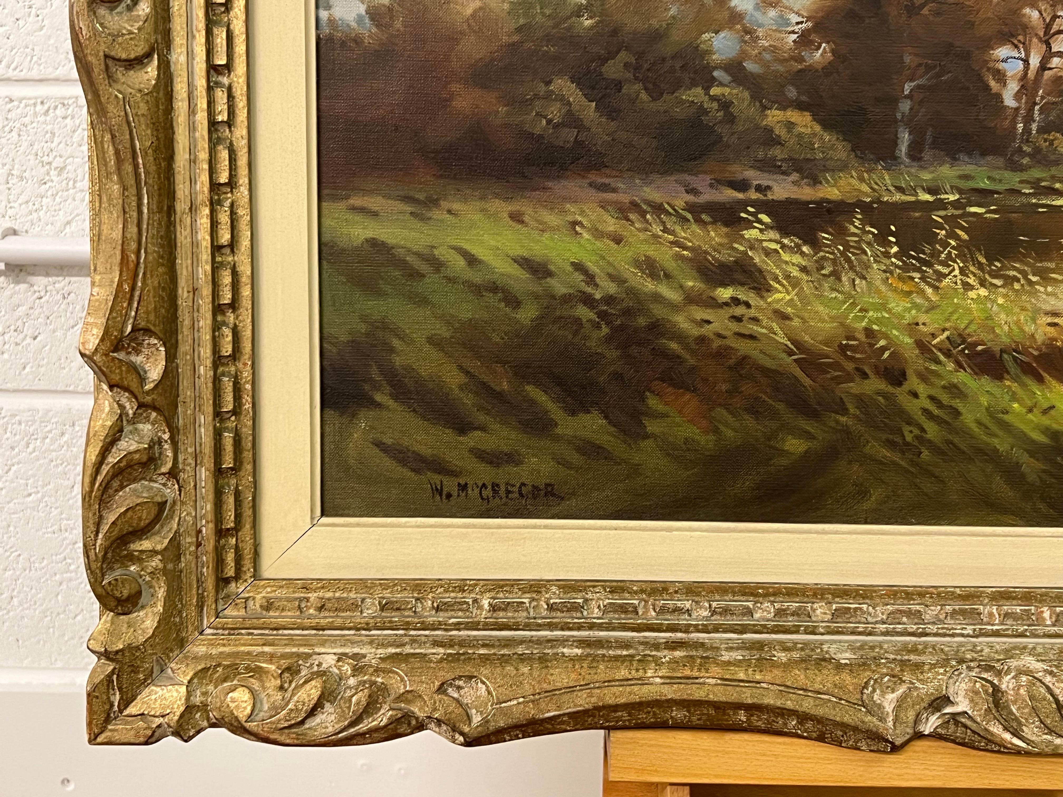 Loch Long in Argyll, dans les Highlands écossais, peinture à l'huile réaliste de paysage 3