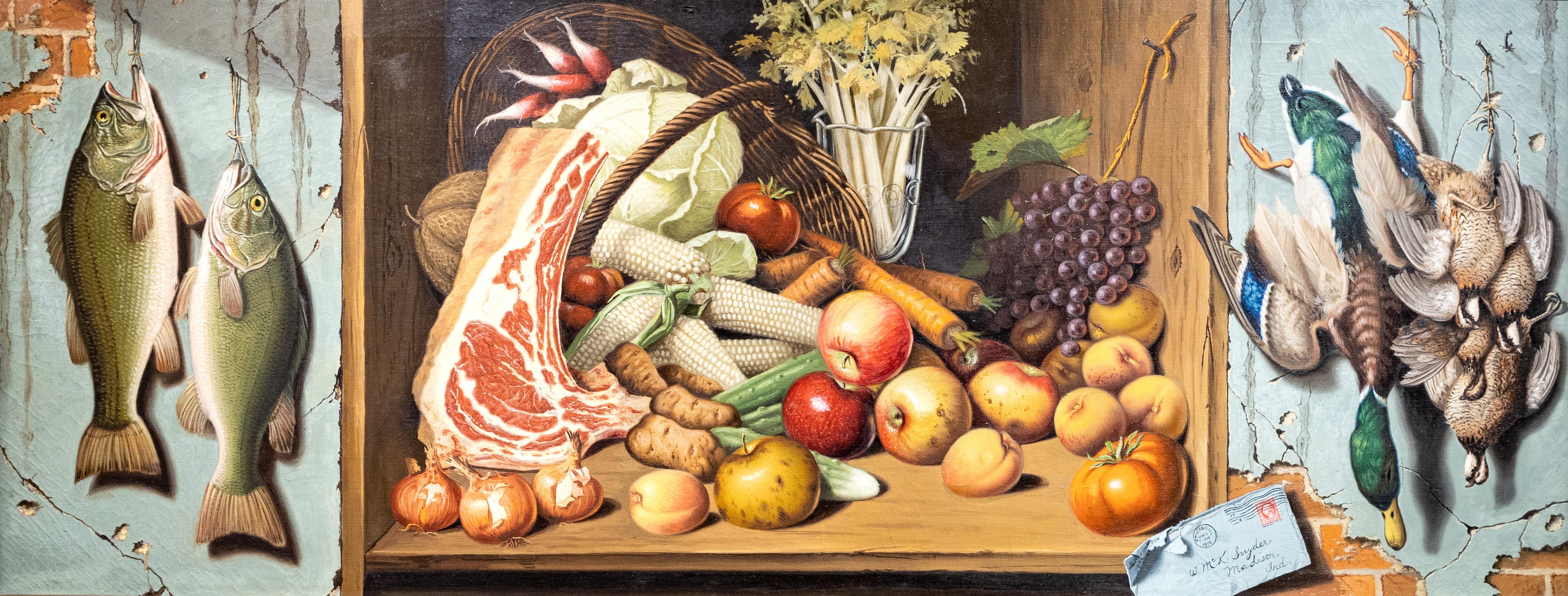 Still-Life Painting William McKendree Snyder - Trilogie "Nature's Bounty