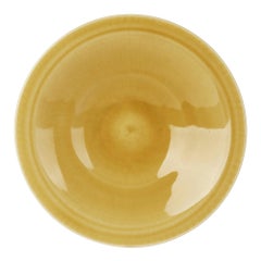 William Mehornay Studio Pottery Porcelain Iron Glazed Dish, 1990s