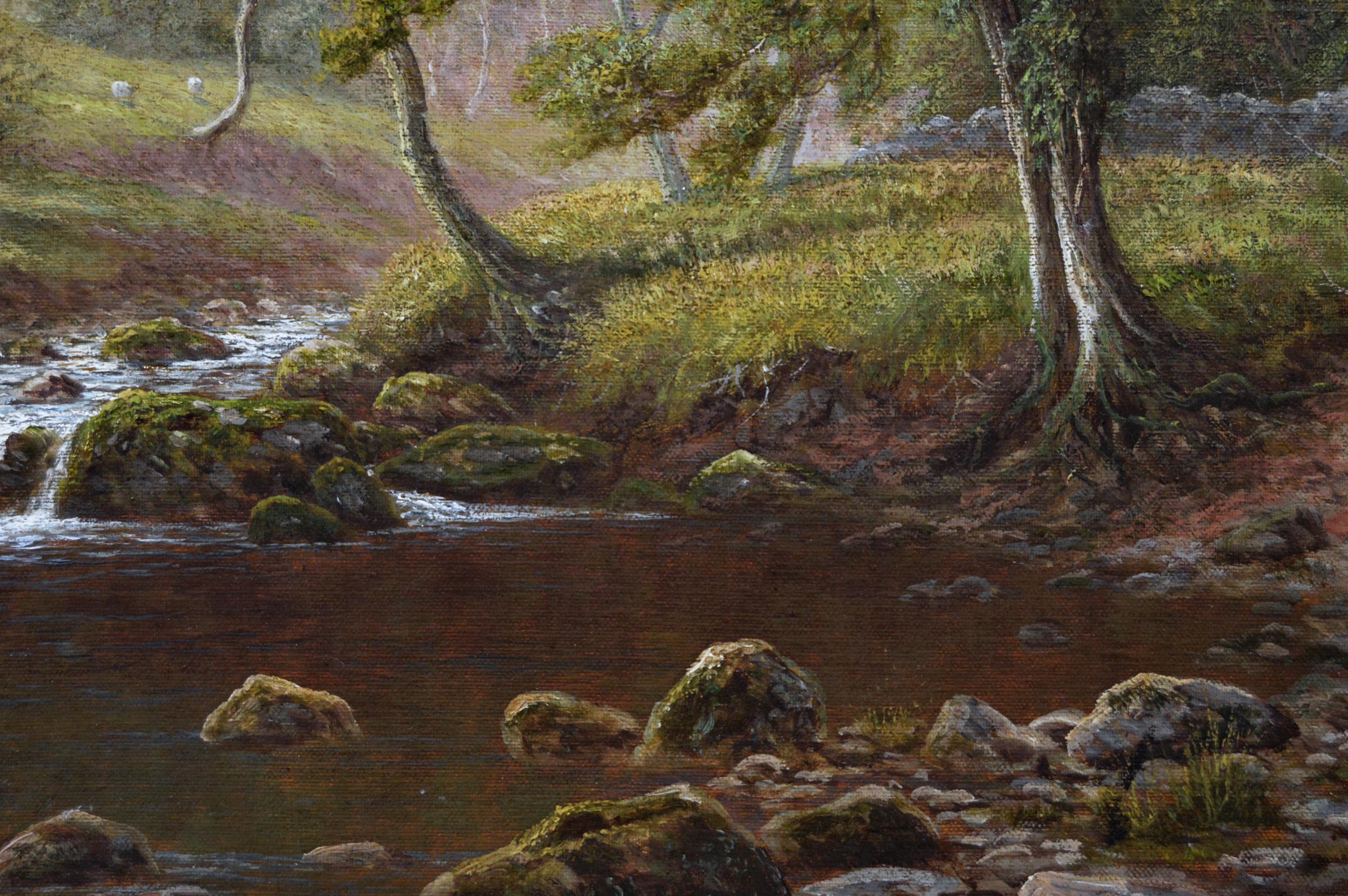 William Mellor
Britannique, (1851-1931)
A River Glen
Huile sur toile, signée
Taille de l'image : 19 pouces x 29 pouces
Dimensions, y compris le cadre : 27,5 pouces x 37,5 pouces

Une belle peinture de paysage d'un vallon de rivière par William