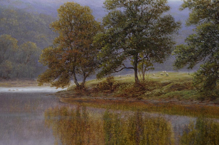 William Mellor
British, (1851-1931)
On the Wharfe, Bolton Woods
Oil on canvas, signed & further inscribed verso
Image size: 15.5 inches x 23.5 inches
Size including frame: 22.5 inches x 30.5 inches

William Mellor was a landscape painter who was