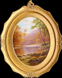 El estanque del martín pescador y Pescar en aguas tranquilas (Pareja)