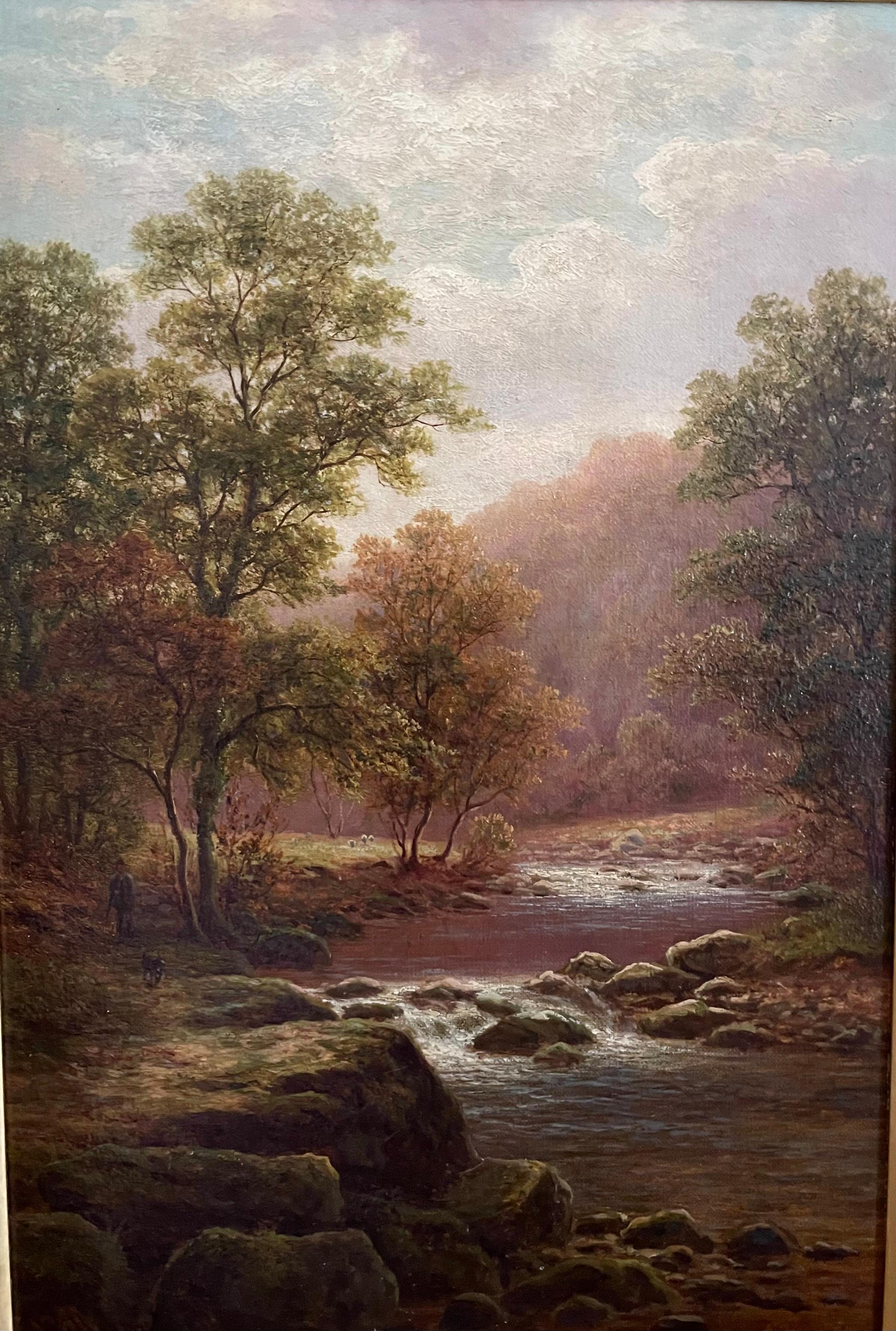 Thornton Ghyll - Painting by William Mellor