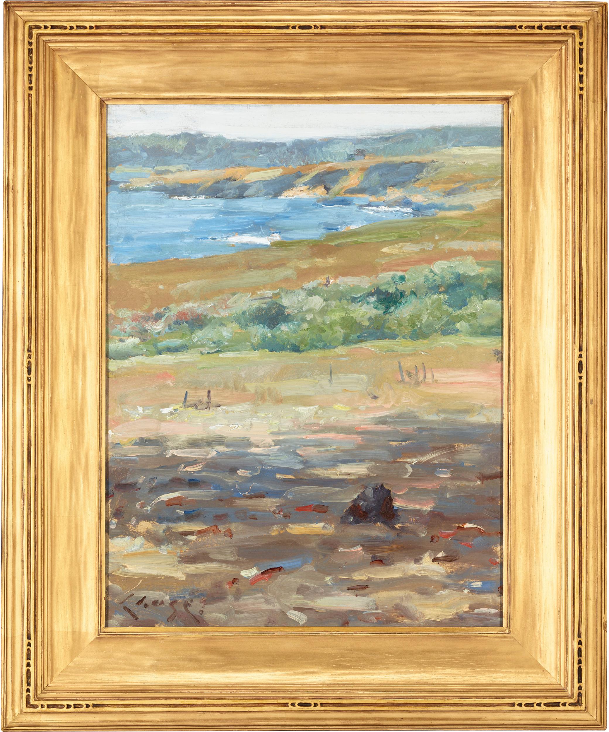 Coastal Landscape, California (Carmel-by-the-Sea) - Painting by William Merritt Chase