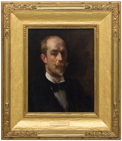 Ritratto dell'artista Albert Beck Wenzell - Olio su tela