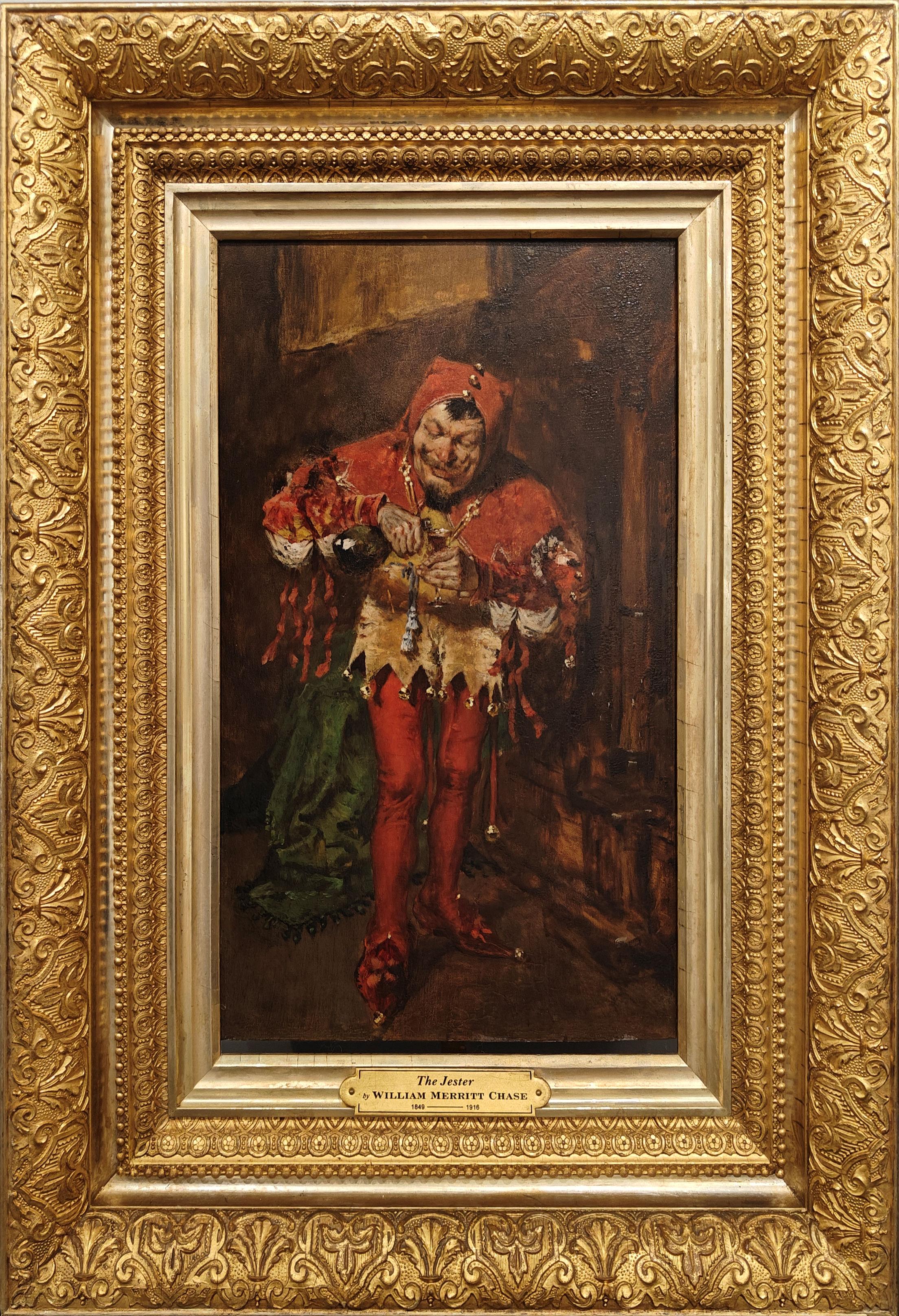 The Jester (Sketch of the Court Jester) William Merritt Chase, Impressionist 1