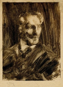 Portrait of a Man Facing Left