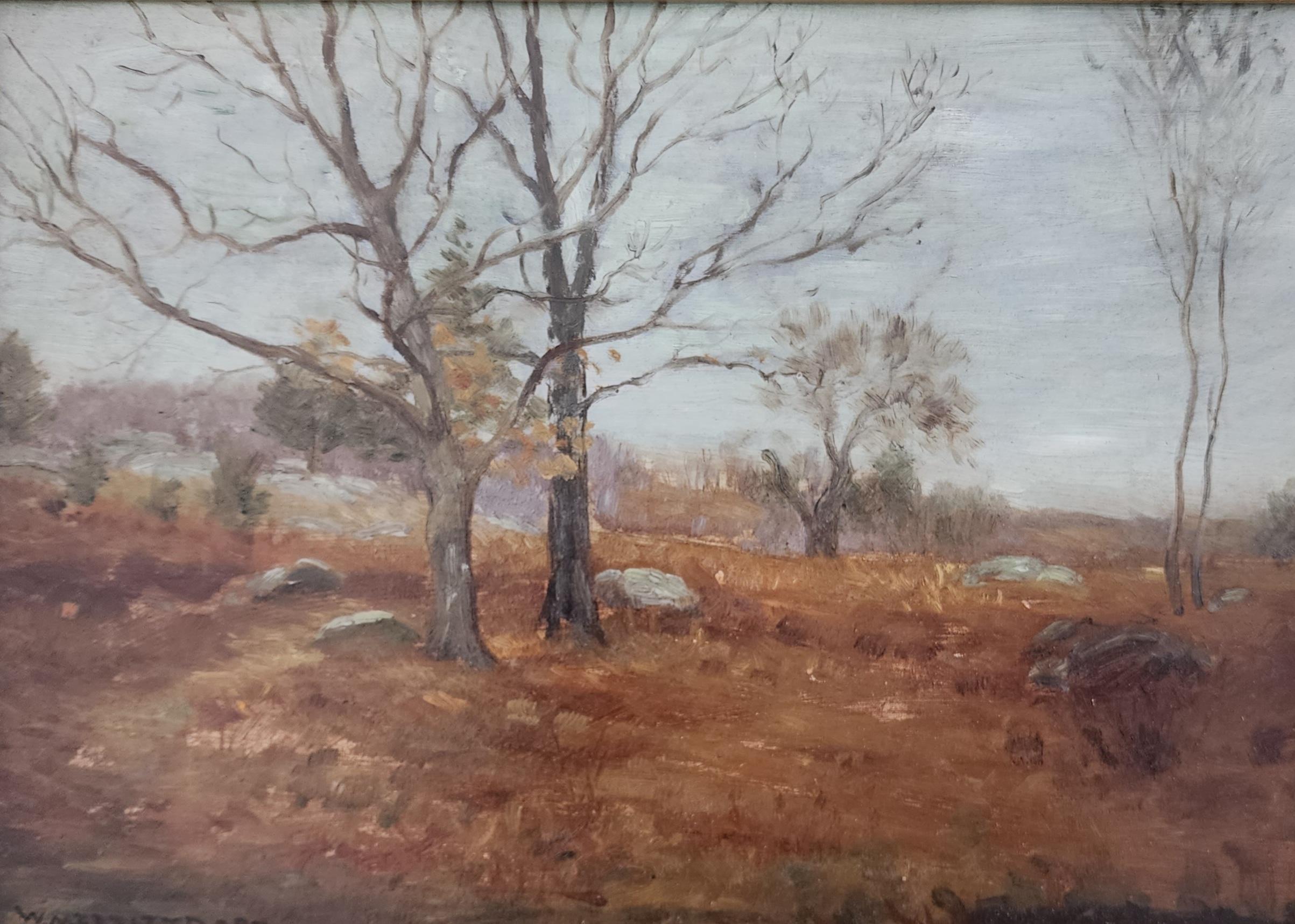 William Merritt Post Landscape Painting - Autumn Landscape