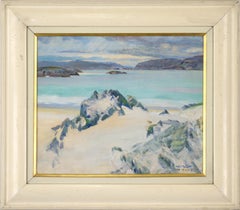 "A Calm Day" - Loch Na Keal, Iona by William Mervyn Glass,  R.S.A., P.S.S.A. 