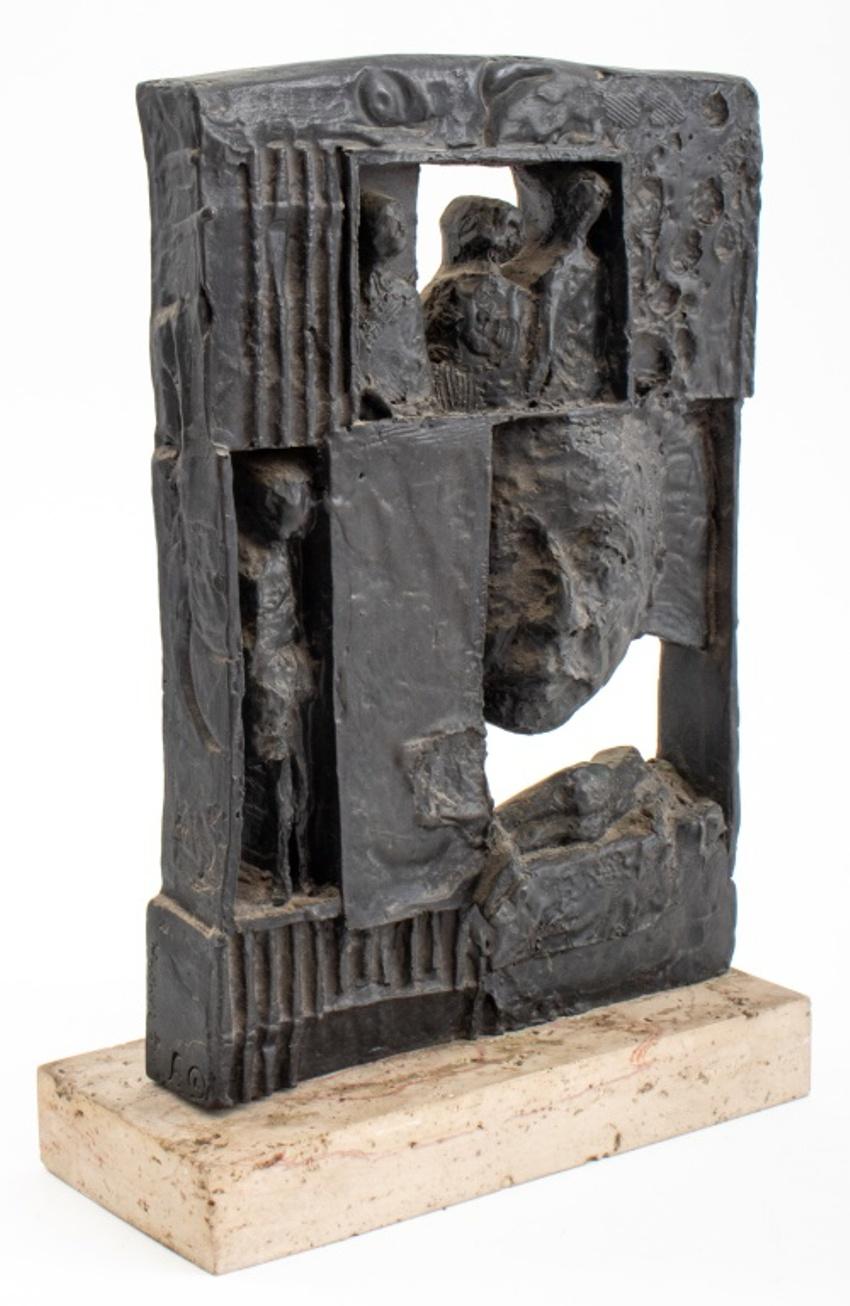 Plaster William Meyerowitz Brutalist Patinated Sculpture For Sale