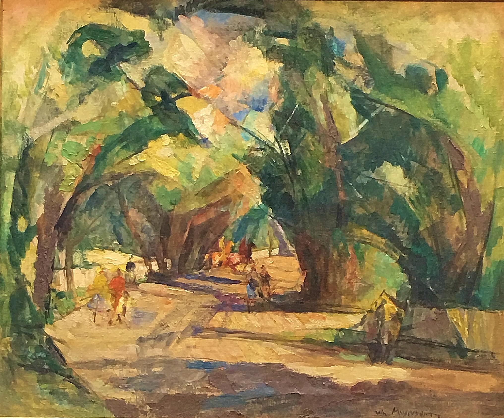 Landscape Painting William Meyerowitz - Shady Lane