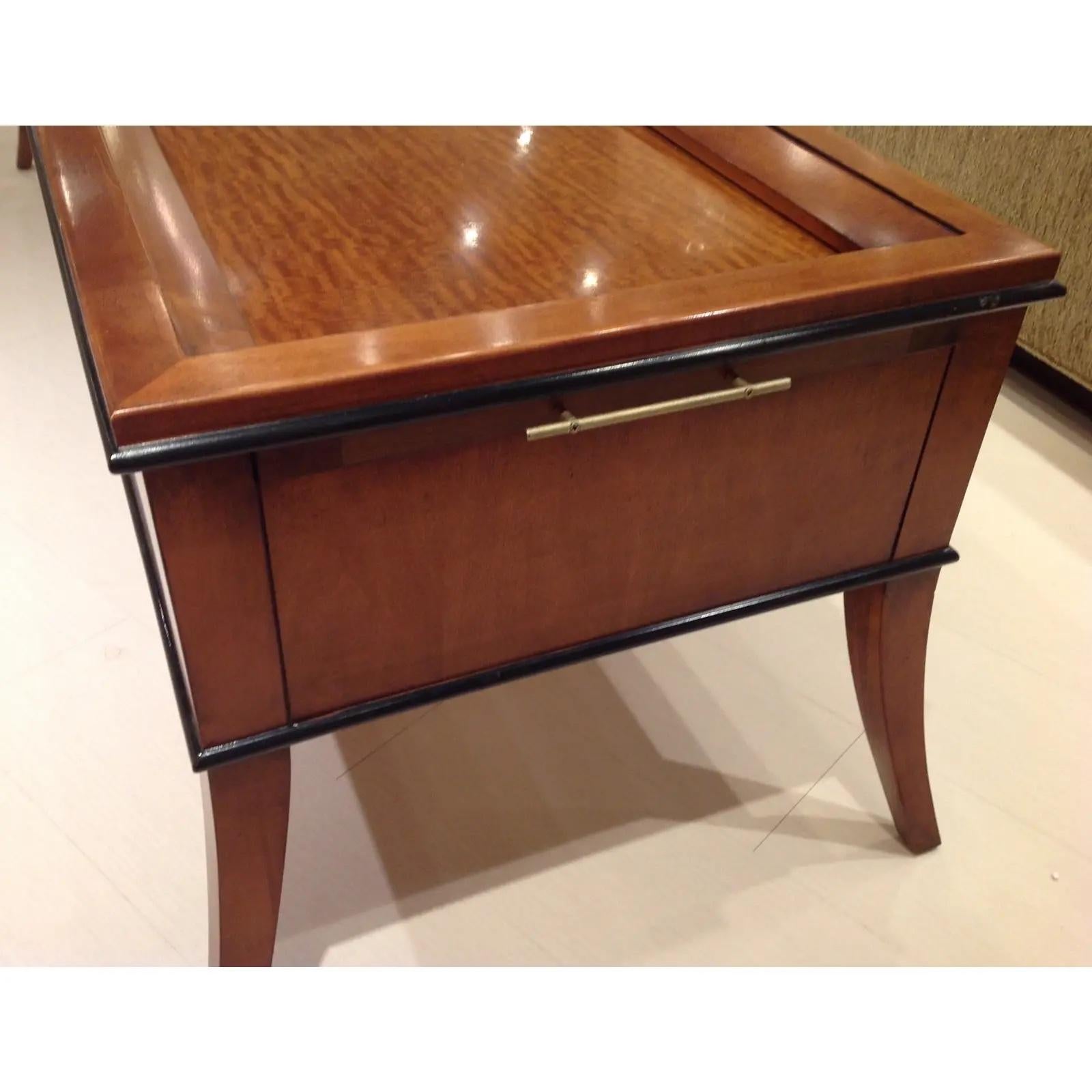 Contemporary William Mid-Century Style Cocktail Table For Sale