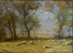 A Summer's Day, impressionistischer Sommertag, frühes 20. Jahrhundert, Öl auf Leinwand