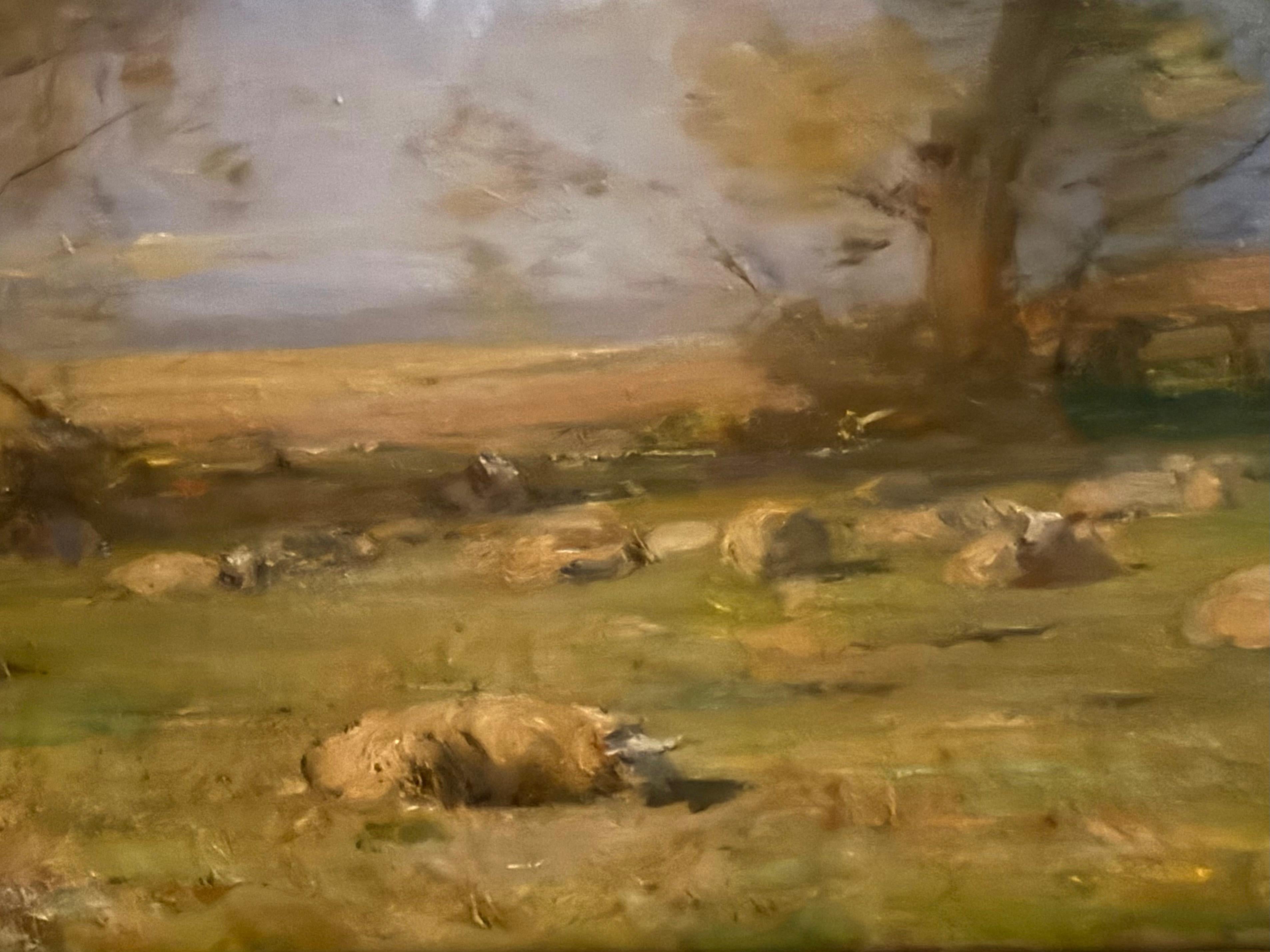 A Summer's Day, impressionistischer Sommertag, frühes 20. Jahrhundert, Öl auf Leinwand im Angebot 11