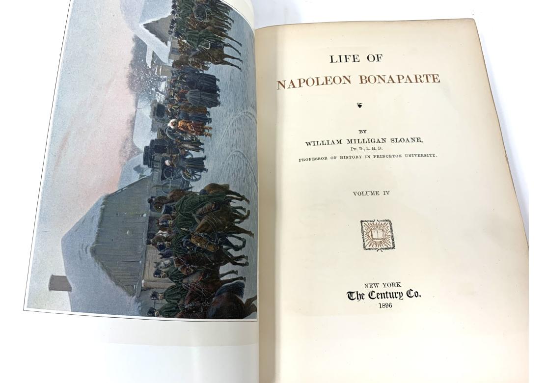 William Milligan Sloane, Life Of Napoleon Bonaparte, 1896, Complete 4 Vol. Set For Sale 1