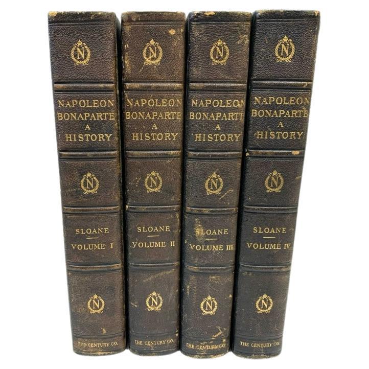 William Williams Sloan, Vie de Napoléon Bonaparte, 1896, intégrale en 4 volumes. Set (jeu de mots)