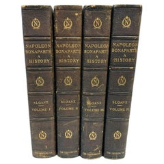 Antique William Milligan Sloane, Life Of Napoleon Bonaparte, 1896, Complete 4 Vol. Set