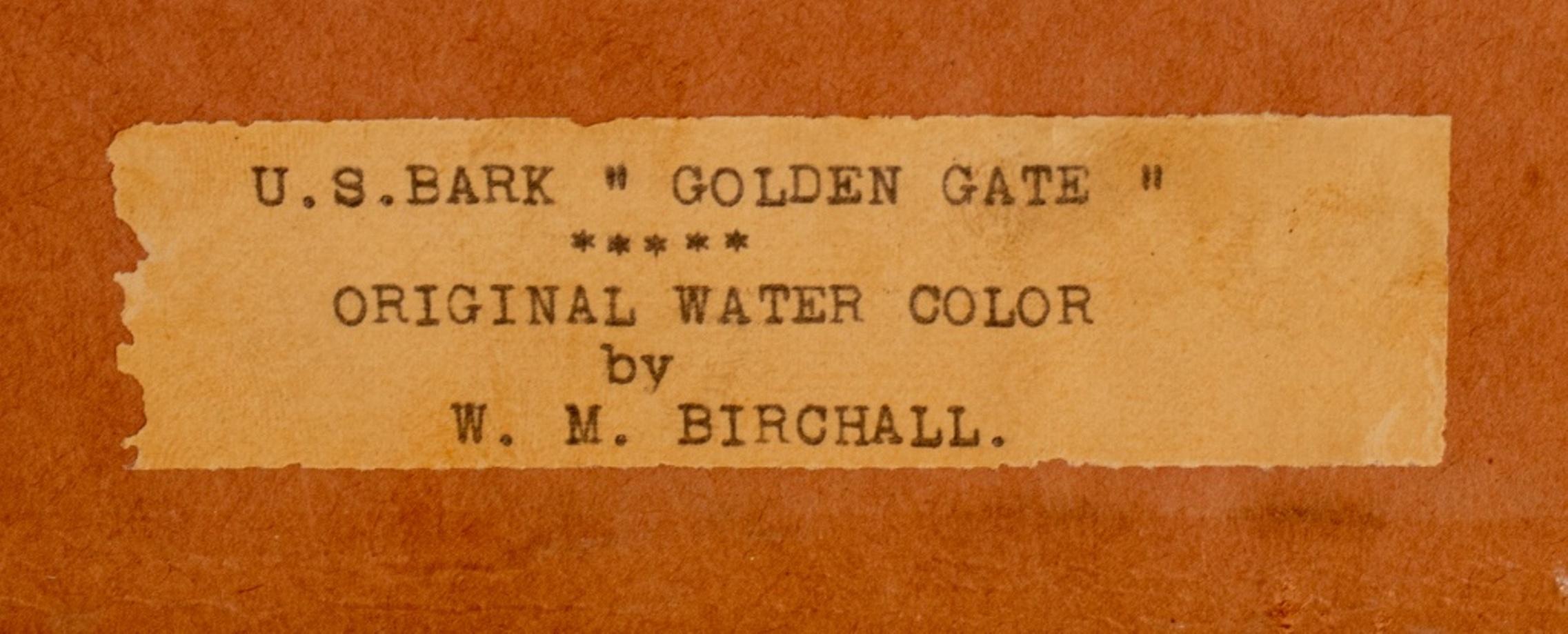 Aquarelle du bouleau « Golden Gate » de William Minshall en vente 1