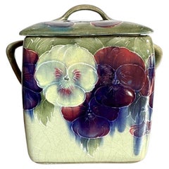 William Moorcroft Biscuit Barrel