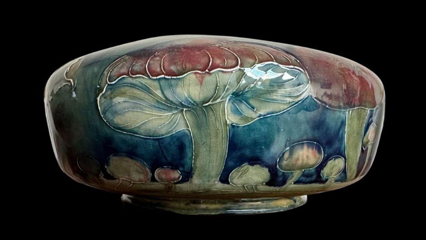 5361
William Moorcroft for Liberty & Co.
An inverted Bowl decorated with a superb example of the Claremont design
Circa 1908