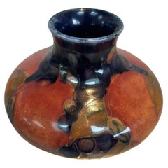 William Moorcroft Burslem Vintage Pomegranate Pattern, Stamped and Signed Vase