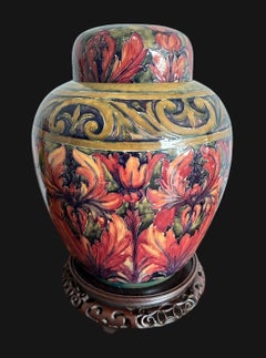 William Moorcroft Ginger Jar Lamp Base
