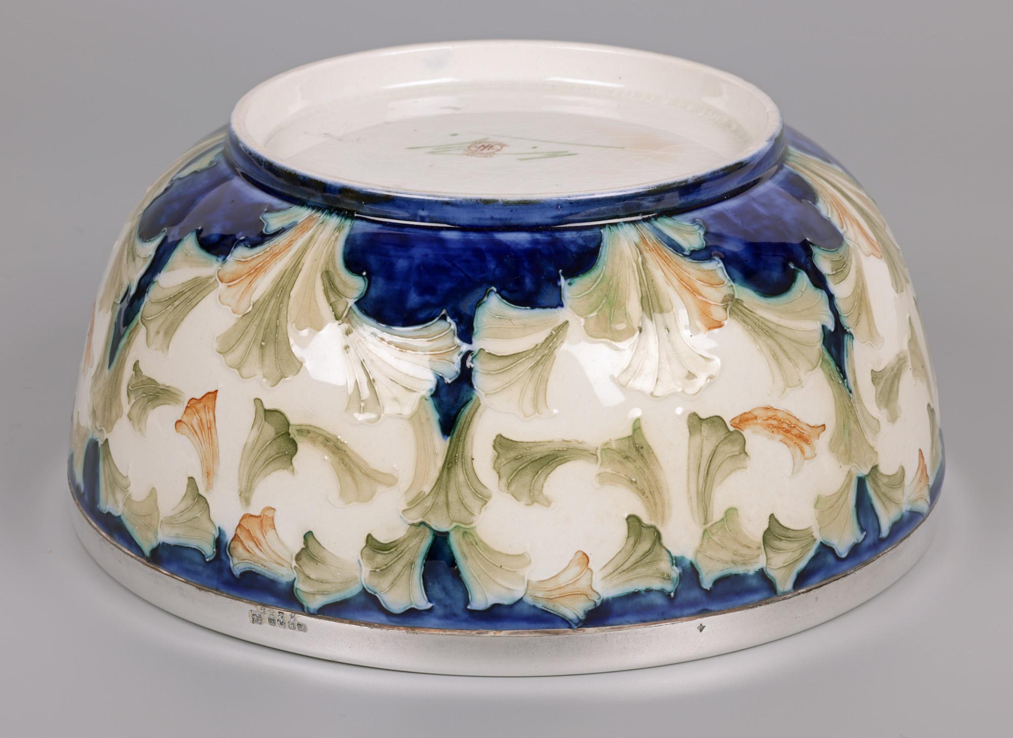 William Moorcroft MacIntyre Art Nouveau Bell Flower Bowl For Sale 1