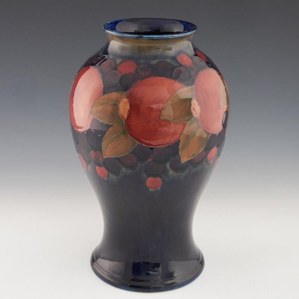 William Moorcroft Monumental Pomegranate Pattern Vase c1930 In Good Condition In Tunbridge Wells, GB