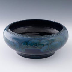 William Moorcroft Moonlit Blue Schale um 1925