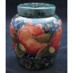 William Moorcroft Pomander in the Pomegranate Pattern, c. 1908