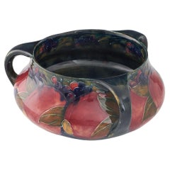 William Moorcroft Pomegranate Pattern Three Handled Bowl, C1910