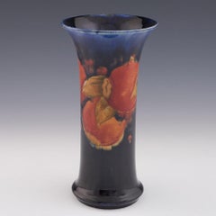 William Moorcroft Pomegranate Pattern Trumpet Vase, circa 1930