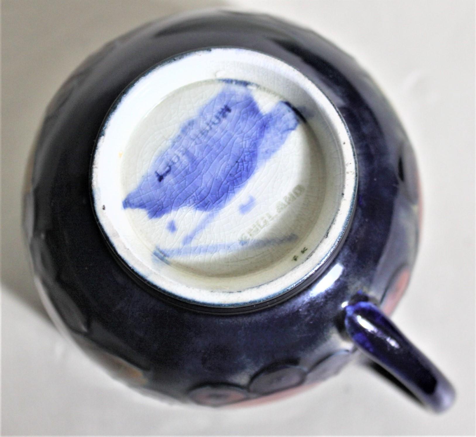 William Moorcroft Granatapfel gemustertes Art Pottery Teebecher- und Untertasse-Set #1 von 4 im Angebot 6