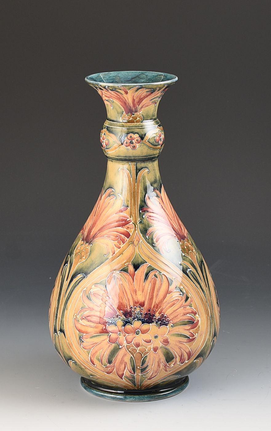 A fantastic example of Cornflower on a beautiful shape that will date to 1912. The decoration and colour on this vase is as nice as you'll find with good pale crisp colours. GUARANTEED to be free from damage or restoration the vase measures 25cm in