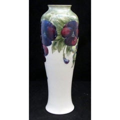 William Moorcroft Vase Decorated with the Pansy Design, circa 1915