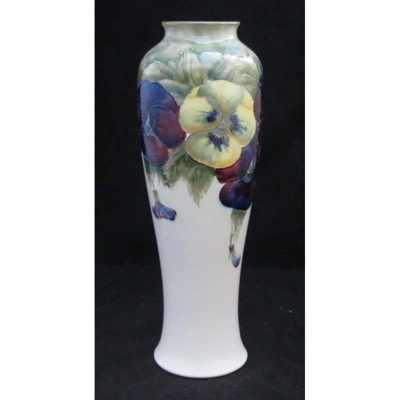 William Moorcroft Vase Decorated with the Pansy Design, circa 1915 In Good Condition For Sale In Chipping Campden, GB
