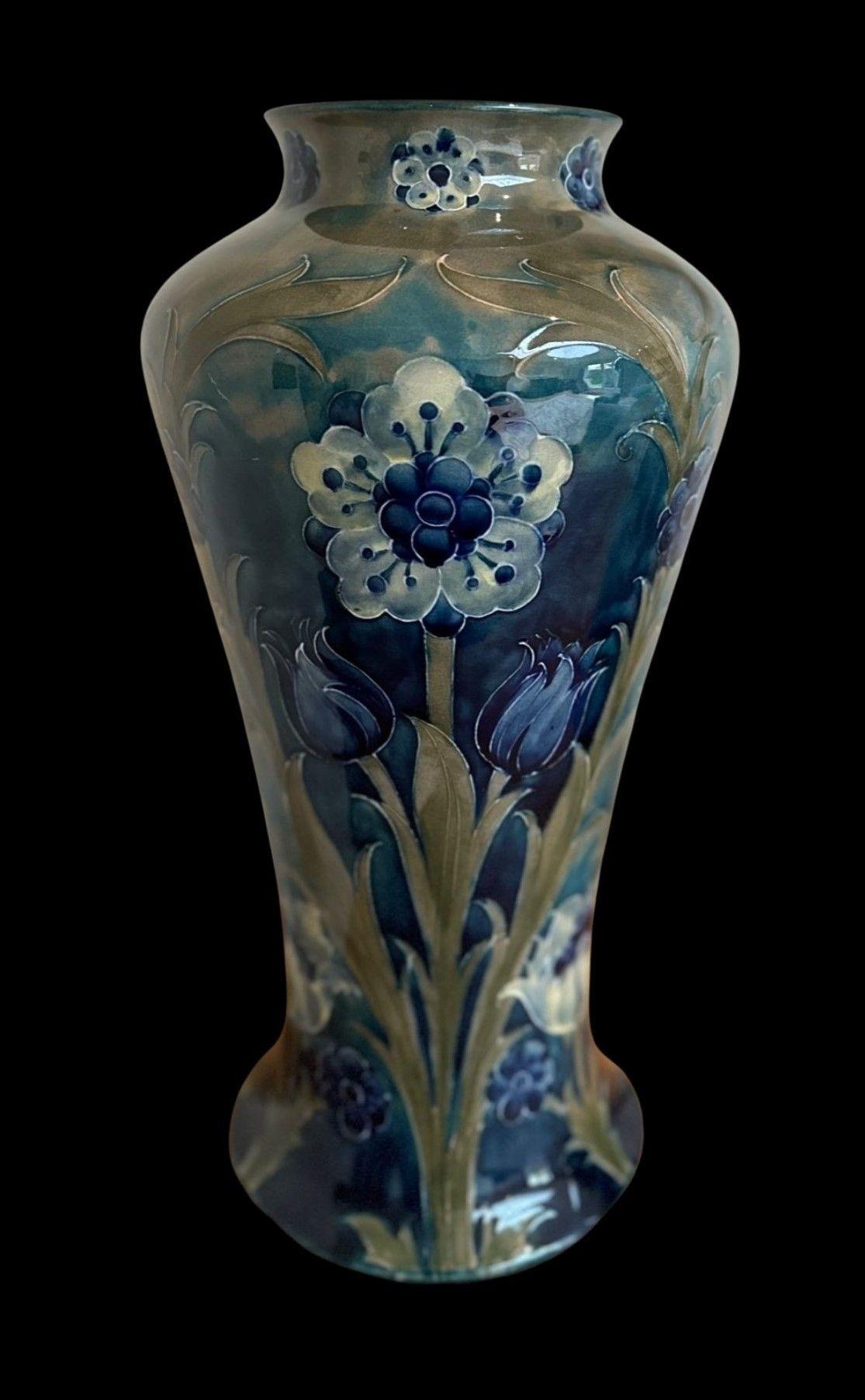 5362
Large, Exhibition quality William Moorcroft Shouldered Vase in the 