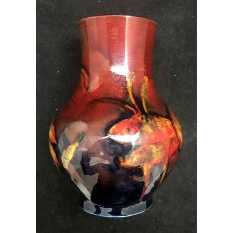 William Moorcroft Vase in a Flambe Glaze, c1930 In Good Condition For Sale In Chipping Campden, GB