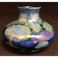 William Moorcroft Vase in the Moonlit Blue Design, circa 1920s